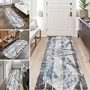 Modern Narrow Carpet Soft Touch Home Decor Area Rugs 1m 1,5m 2m 2,5m 3m 3,5m 4m 4,5m 5m 5,5m 6m Kitchen Living Room Bedroom Stairs Long Runner Rug, Washable Non-Slip Floor Mats(3.3ft×13.1ft/100×400cm)