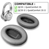 在飛比找樂天市場購物網優惠-適用於真皮耳罩適用QC35 QC35 II BOSE 耳機 