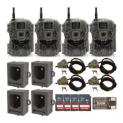 Stealth Cam DS4K Transmit Cellular Security Bundle 4 Pack