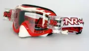 RIP N ROLL HYBRID FULLY LOADED Roll off GOGGLES MOTOCROSS ENDURO Red