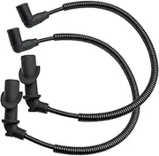 LESANGBAIHUODIAN 4012439, 4011060, 4011059, 4010909, 4011364, 4011365 Black High-Voltage Ignition Wire Fit for Polaris Ranger 700 800