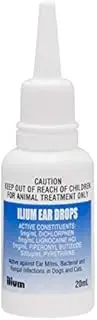 Ilium Ear Drops for Dogs and Cats 20 mL