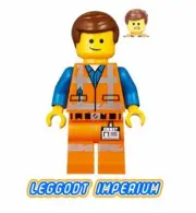 LEGO Minifigure - Emmet worn uniform lopsided - Lego Movie 2 tlm125 FREE POST