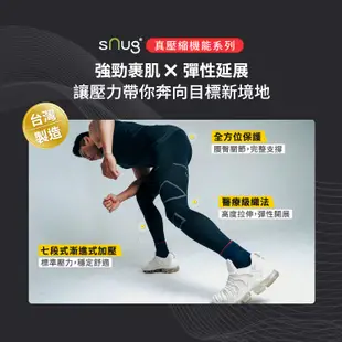 sNug 【全壓式強肌力壓縮褲】台灣金選獎 真壓縮機能系列 登山褲 不鐵腿 醫學大聯盟好評分享 跑步 重訓 登山適穿