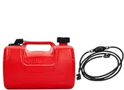 Boat Tank, Marine Oil Can, Portable Fishing Boat Oil Container 3 Gallon for Yacht, Ship Crude Can with Filter and Pipe