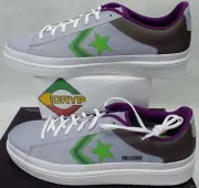 New Mens 9 Converse Pro Leather OX Gravel Wasabi Shoes MSRP $100 170758C