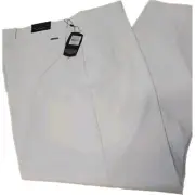 NEW Greg Norman Tech 5 Pocket Pant flat Front polyester Golf Pants 38x30
