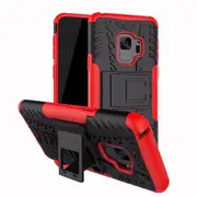 MCC Heavy Duty Samsung Galaxy S9 Plus Shockproof Phone S9+ Case Cover [Red]