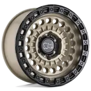 Black Rhino Sentinel 20x9.5 5x127 -18mm Desert Sand with Black Ring Wheel
