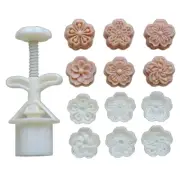 Convenient Mooncakes Press Molds Flower Shape Artistic Mooncakes Press Molds