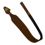 Xhunter Genuine Leather Gun Sling 70mm Brown Padded Rifle Strap