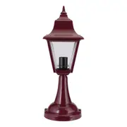 Paris Pillar Pedestal H500mm Burgundy Aluminium - 15130