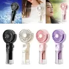 Portable Handheld Fan Table Fan Multifunctional USB Rechargeable Misting Fan