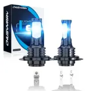 For Kawasaki Ninja 300 650 ZX6R -8000K Blue H7 Motorcycle LED Headlight Bulbs