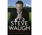 Steve Waugh signed Book - "Meaning of Luck" Standard Edition