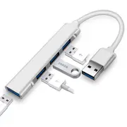 Usb 3.0 Multi-Port Splitter Adapter Silver