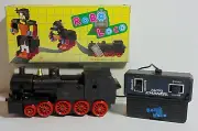 VTG 80s AUTO CHANGE ROBO-LOCO TRAIN ROBOT TRANSFORMING WIRED R/C MIB NOT WORKING