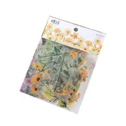40 Pcs/set Creative Tulip Daisy Kawaii Stickers DIY Decoration Flowers Plastic PET Stationery Sticker