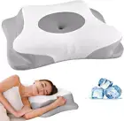 Cervical Neck Pillow - Memory Foam Ergonomic Contour Pillow for Side Sleepers