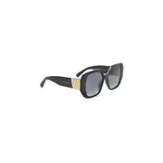 [Bulgari] Bulgari-Black Tubogas Acetate Sunglasses-Donna OS OS