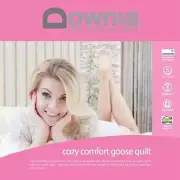 Downia Cozy Comfort White Goose Down & Feather Quilt|Duvet DOUBLE RRP $499