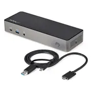 StarTech DK31C3HDPD laptop dock/port replicator Wired USB 3.2 Gen 2 Type-C Black,Grey