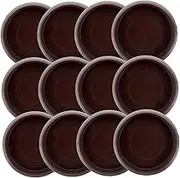 Operitacx 12Pcs Furniture Coasters Non Slip Chair Wheel Stoppers for Floor Protection for Sofas Beds and Indoor Use Easy Application for Noise Reduction