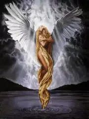 Awakening Angel - Chart Needlework DIY - Counted Cross Stitch Patterns