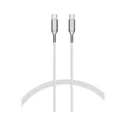 Cygnett CY2693PCTYC USB-C to USB-C Cable (USB 2.0) Braided White 1m