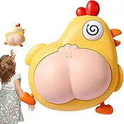 High Jump Counter | Height Bouncer with Voice Chicken Shape Measuring Clicker,Exercise Touch Vertical Jump Trainer, Fitness Measurement for Practice Competition Aged 3+