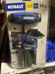 KOBALT 0498853 ToolHex Key Wrench 14 pc Set Allen Mm