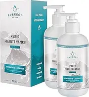 'Everest' Perio Maintenance Oral Rinse Concentrated Mouthwash | 0.63% Stannous Fluoride | 10 oz Oral Care Mouth Wash with Easy Pump Dispenser | Pack of 2 | 5 Months Supply – Mint