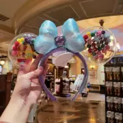 Disney Parks UP Grape Soda Cap Balloons Rare Pixar Minnie Ears Headband 2022