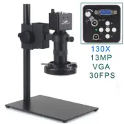 48MP 4K 2K HDMI VGA Industrial Digital Video Microscope Camera Monocular 130X Zo