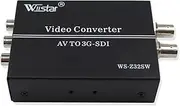 AV CVBS to 3G-SDI Audio Video Converter Composite to SDI Converter Support 1080P for CRT HDTV to Camera