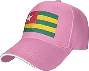 [SSIULUS] Flag of Togo Casquette Cap Hats,Trucker,Baseball Cap with Snapback,Perfect for Summer,Golf