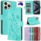For iPhone 16 16e 15 14 13 12 11 Pro Max XR X 8 7 Wallet Case Leather Flip Cover