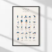 [Namly Design] Poster - Yoga Poses for Beginners
