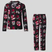 NEW St Kilda Saints Youths Flannel PJ Set