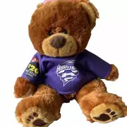 Hobart Hurricanes Plush Bear T20 NWT Cricket Purple Teddy Bear