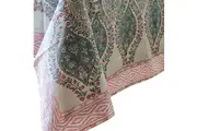 Rectangle Square Tablecloth Table Cover Flower Pattern Dining Table Cloth - Blue
