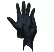 Black Nitrile Nitro Disposable Gloves Powder Free Industrial Food XL Glove