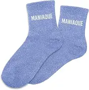[STC] Manic Sequin Socks, Multi-Colour, Medium, multicoloured, Medium