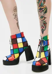 [Current Mood] Barnie Platform Boots