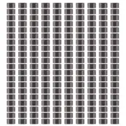 200 PCS 5mm Dark Brown Color Silicone Lined Micro Rings Beads For I Stick8826