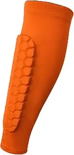 [Perfeclan] Soccer Shin Guards Football Leg Sleeves Calf Compression Sleeves Knee Support for Sports Volleyball Tennis Adult Athlete