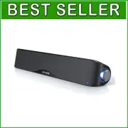 USB Powered Stereo Computer Speakers with Bass Boost - Perfect for Gaming