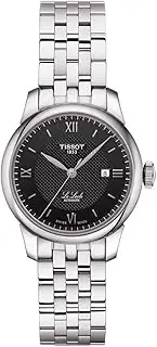 [Tissot] Womens Le Locle 316L Stainless Steel case Swiss Automatic Watch, Grey, Stainless Steel, 14 (T0062071105800), Grey, Automatic Watch
