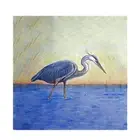 Betsy Drake Blue Heron Square Table Cloth 52
