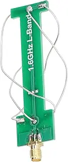 Four-arm Helical Antenna, 1.6mm Thick Double-Sided PCB, Wide Range Circular Polarization, 1.6G, SMA (Male) for Satellite Positioning Systems (Green)